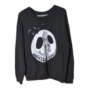 Tim Burton's Disney Nightmare Before Christmas Black & White Sally Sweatshirt XL